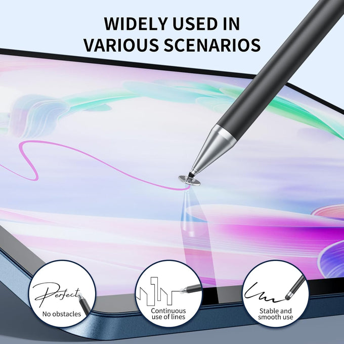 10 Pack Stylus Pen for Touchscreen, 2-in-1 for iPad iPhone Samsung