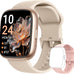 Smart Watch 2026 Upgrade for Women Men Android & iPhone [2 Bands, 44mm case, 1.83''], Alexa Built-in, Make/Answer Call, HR SpO2 Sleep Stress Monitor Fitness Tracker, IP68 Waterproof Step Counter Watch
