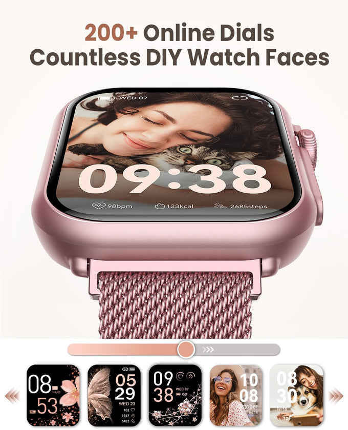 1.83" Smart Watches for Women (Android/iPhone), with 1000mAh Battery, 5ATM