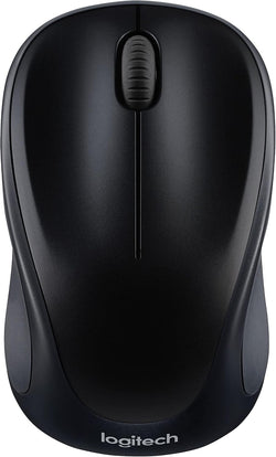 Logitech M317 Compact Ambidextrous 2.4 GHz Wireless Mouse - Black