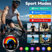 LIGE Military Smart Watches for Men(2 Bands),1000mAh/1.85" HD Large Screen Smartwatch, Flashlight/110+ Sports Modes/Sleep Monitor, Fitness Tracker Watch for Android iOS,Black