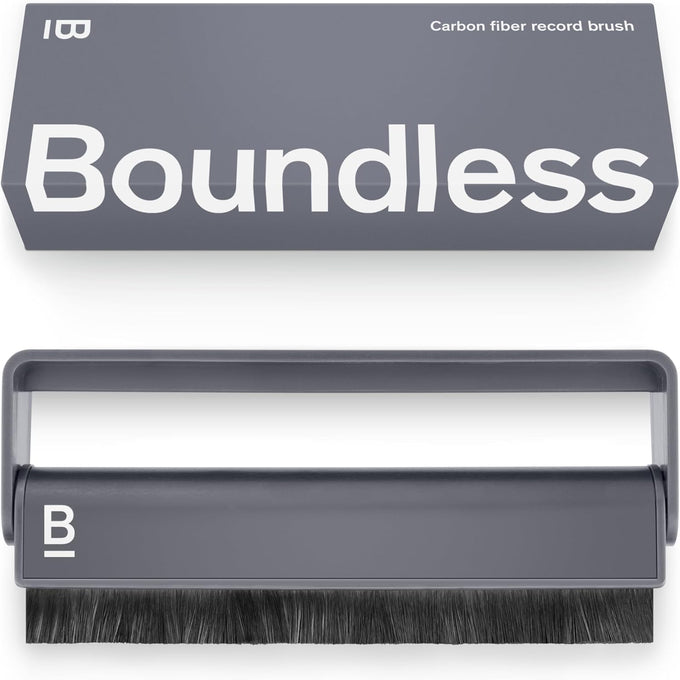 Boundless Audio Record Cleaner Brush - Carbon Fiber Anti-Static Vinyl Brush