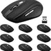 Guiheng Wireless Mouse, 2.4Ghz Wireless Mouse Computer Mouse 1200DPI,6 Buttons with Nano Receiver for Laptop,PC,Chromebook,Computer,Notebook,Office-10 Pack