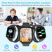 4G Kids Smart Watch Phone GPS, Smartwatch for Boys Girls Ages 4-12 Years with Video Call Chat Class Mode SOS Camera Alarm Games Parental App Touch Watch Gifts for Children (Includes SIM Card) Grey