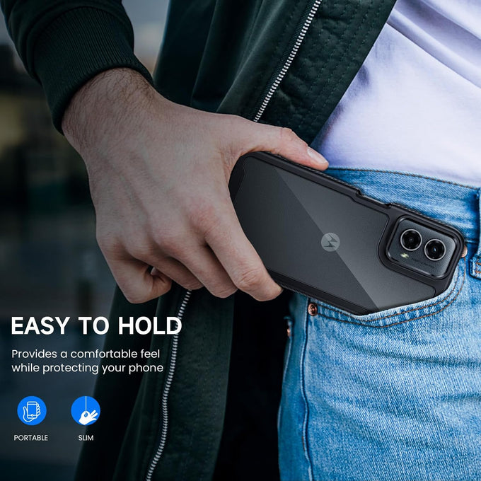 seacosmo Designed for Motorola Moto G 5G 2024 Phone Case Black