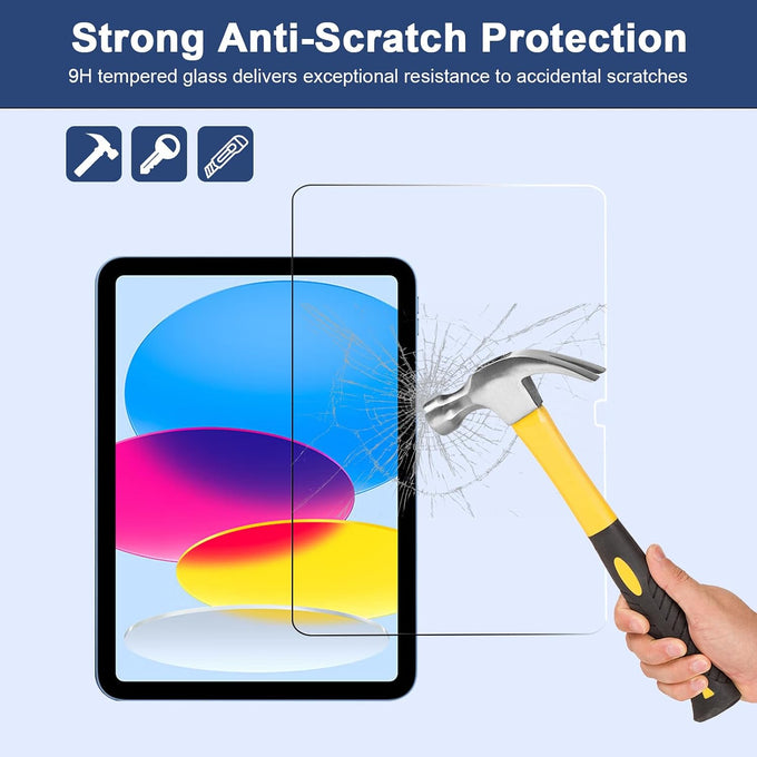 BLOSOMEET Screen Protector for iPad 11th A16 2025 & 10th Gen 10.9" 2022
