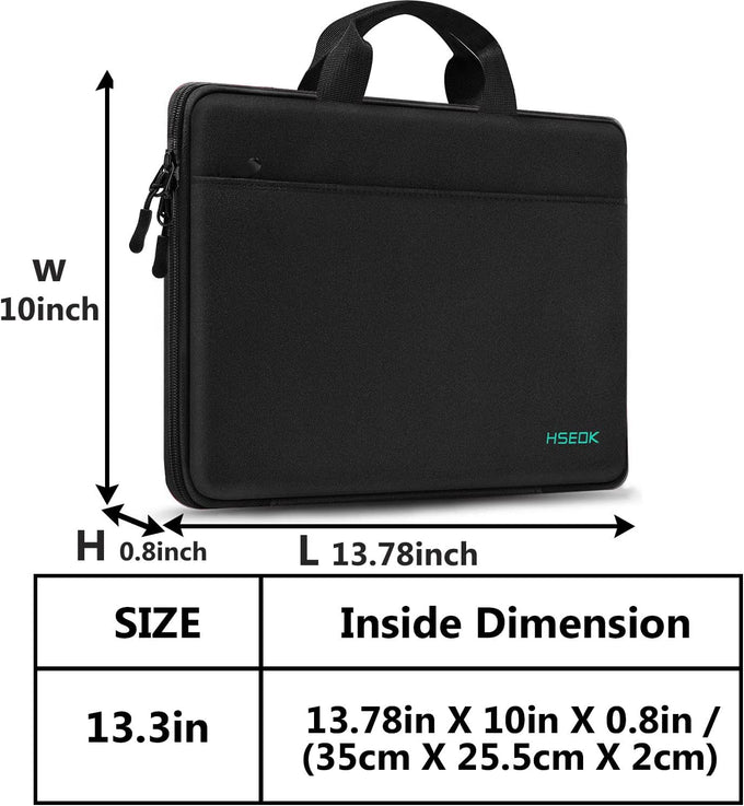 Hseok Laptop Sleeve 13-14 Inch Case TSA Computer Briefcase,B04K01