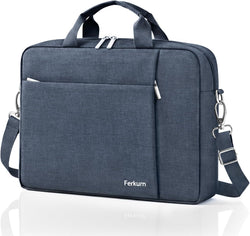 Ferkurn 17 17.3 Inch Laptop Bag Case Women Men Compatible with HP OmniBook Envy Omen Pavilion/LG Gram/Dell Inspiron Precision/Yoga ThinkPad, Carrying Briefcase Messenger Computer Bag 18 inch, Grey
