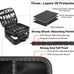 MATEIN Cord Organizer Case with Adjustable Divider, Large DJ Cable File Bag