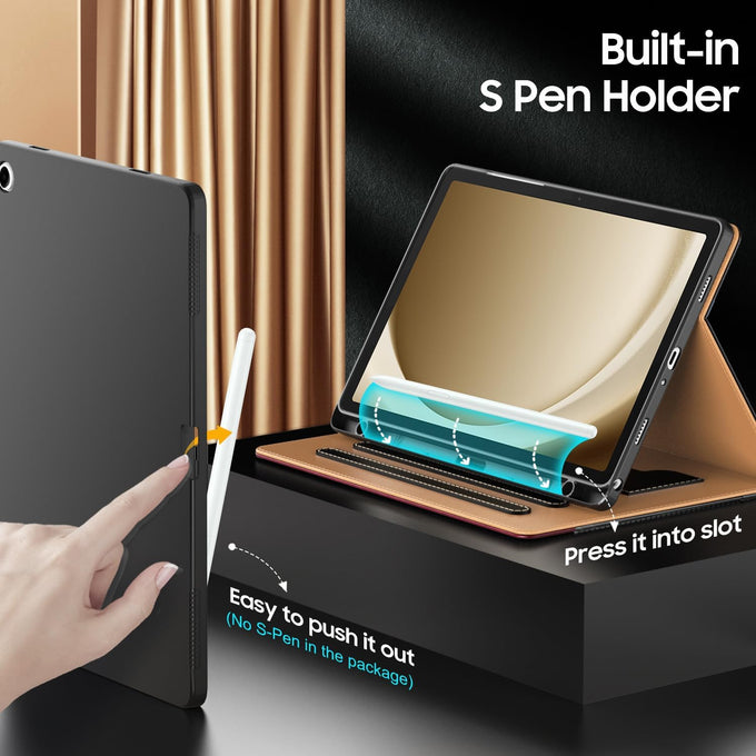 OKP Leather Case for Samsung Galaxy Tab A11+ / A9+ Plus 11 inch 2026/2024