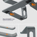 Nulaxy Full Aluminum Laptop Stand, Stable Support to 22 lbs, Open Cooling