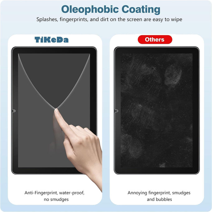 2-Pack Screen Protector for All-New Fire HD 10 / Fire HD 10 Plus /10 Kids Pro/ 10 Kids Tablet 10.1 inch (13th/11th Generation, 2023/2021 Release) 9H Hardness Tempered Glass Guard