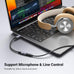 UGREEN USB C to 3.5mm Audio Adapter Type C to Aux 24bit/96kHz, Grey