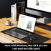 VssoPlor Wireless Mouse, 2.4G Slim Computer Laptop Mouse, Black and Gold