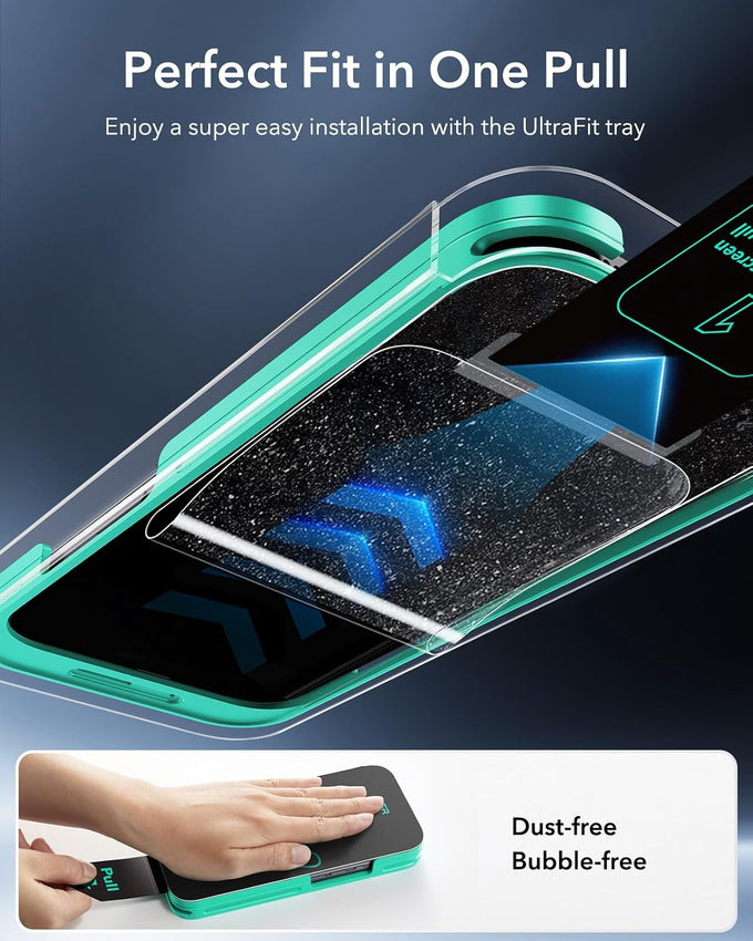 ESR 3 Pack for iPhone 16 Pro Max Screen Protector, Armorite