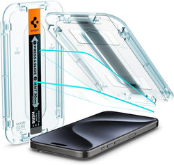 Spigen GlasTR EZ FIT Tempered Glass Screen Protector for iPhone 15 Pro