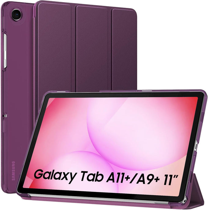 MoKo Slim Case for Samsung Galaxy Tab A11+ Plus/ A9+ Plus 11 Inch, Black