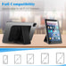 FINTIE Universal Tablet Hand Strap Holder for 7-11" Tablets, Black