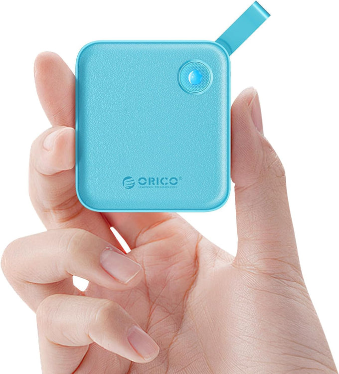 ORICO 256GB Portable SSD with 2 in 1 USB C/A Cable, Up to 460MB/s,Black