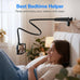 MAGIPEA Gooseneck Phone Holder for Bed, 30in Flexible Overhead Cell Phone Mount for Desk, Hands-Free Viewing Clamp Stand Compatible with iPhone 17 16 15 Pro Max and 3.5-7" Devices