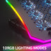KeiBn Upgraded Gaming Laptop Cooler Pad with 9 Quiet RGB Fans, Cooling Pad for 15.6-17.3 Inch Laptops with 7 Height Stands, 2 USB Ports, Phone Stand-Blue