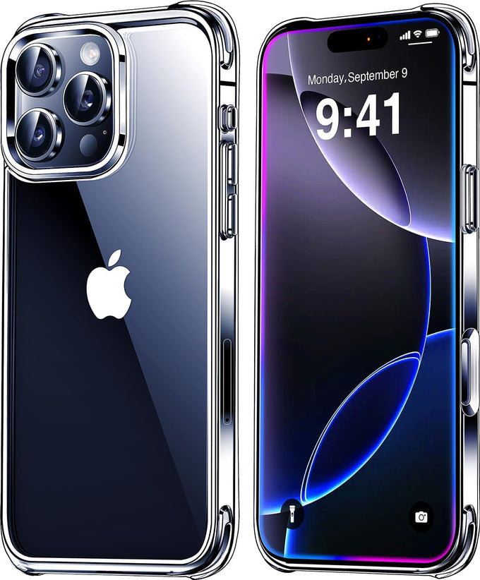 Mkeke for iPhone 18 Pro Max Case Clear [Not-Yellowing]