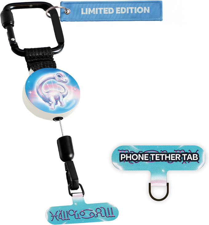 ClutchLoop Retractable Anti-Theft Phone Tether Lanyard Locking Carabiner