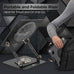 Laptop Stand with Cooling Fan& RGB Lighting,360° Rotating Iron Laptop Riser