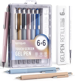 Gel Pens, 0.5mm Quick Dry Black Ink Pens Fine Point Smooth Writing Pens