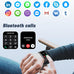 GRV Smart Watch for Men Women, Bluetooth Call, for iPhone Android Black