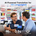 GetD AI Glasses, Smart Glasses Powered by ChatGPT, Real-Time AI Translation