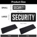 AXEN Security Patches for Tactical Vest Uniform Jacket Hat Caps, Hook&Loop Fasten Pack of 2 Small