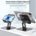 OCYCLONE iPad Stand, 360° Rotating iPad Tablet Stand Holder for Desk, Black