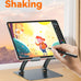 tounee Tablet Holder Stand, Dual Rod Adjustable Aluminum Desktop Stand, Compatible with 4.7-16.9" iPads, Surface Tablets, Portable Monitors, Kindle & More (Gray)