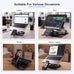 Laptop Cooling Pad with Detachable Fan & Cooler (USB A-C Port)