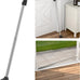 SecurityMan 2-in-1 Door Security Bar & Sliding Patio Door Security Bar (2 Pack) via Interchangeable Caps - Constructed of High Grade Iron - Black