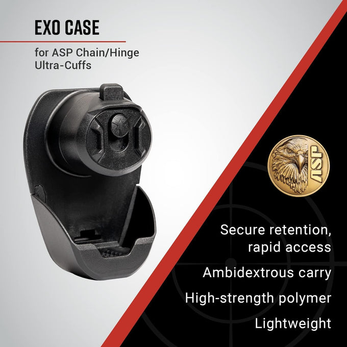 ASP Exo Case for Plus Chain or Hinged Handcuffs, Duty Belt Accessories