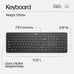 HP 230 Wireless Mouse and Keyboard Combo - 2.4GHz Wireless Connection - Long Battery Life - Durable & Low-Noise Design - Windows & Mac OS - Adjustable 1600 DPI - Numeric Keypad (18H24AA#ABA)