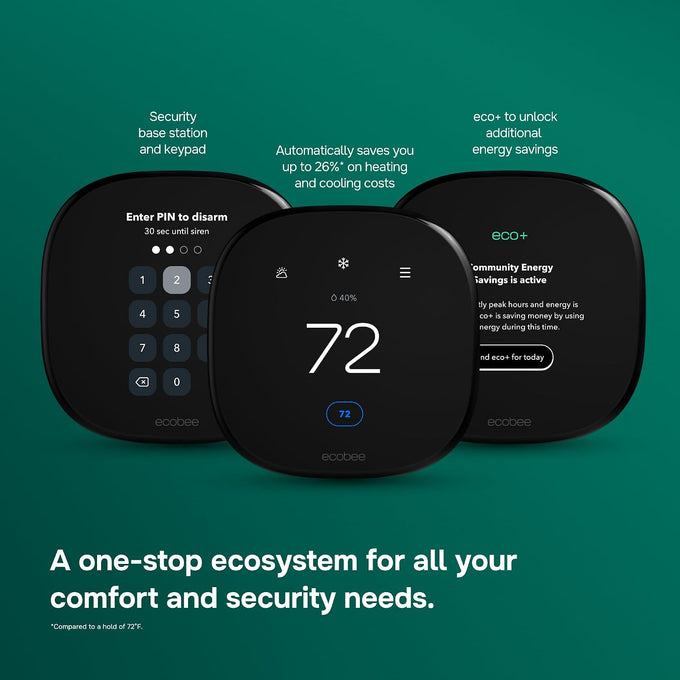 ecobee Smart Thermostat Enhanced, Programmable Wifi Thermostat