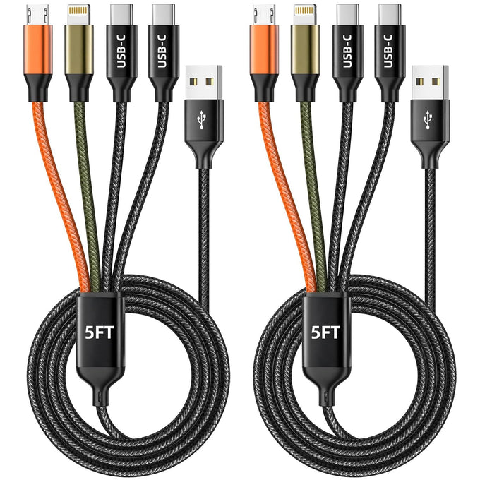 100W USB-C Multi Charging Cable with E-Mark Chip, USB C Cable Fast Charging