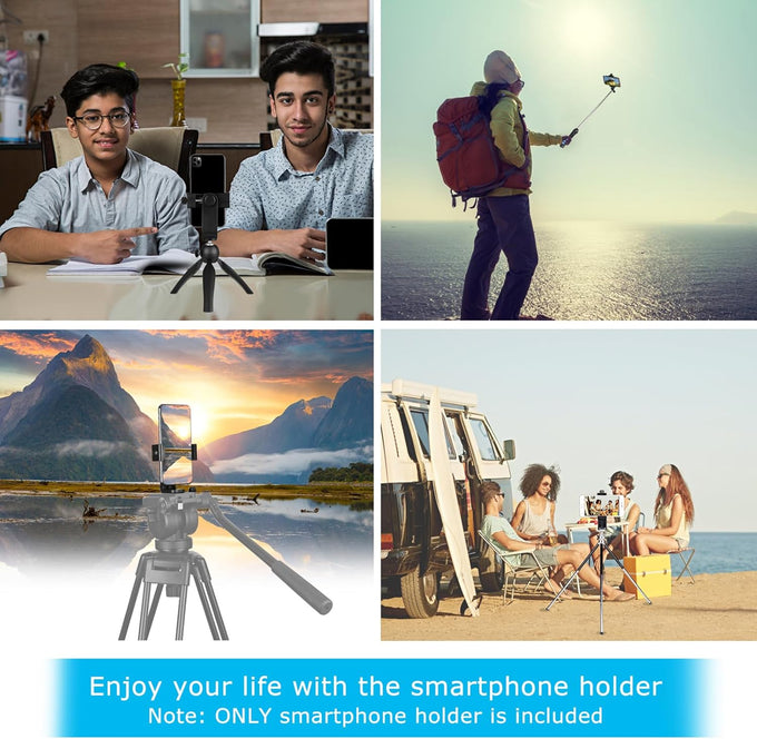 Smartphone Holder/Vertical and Horizontal Tripod Mount Adapter