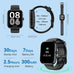 Smart Watch with Alexa Built-in, 1.83" HD Touchscreen 2026 Fitness Tracker with Bluetooth Fitness Watch Heart Rate/Sleep Monitor, 120+ Sport Modes, IP68 Waterproof, Smartwatch for Android iOS (Black)