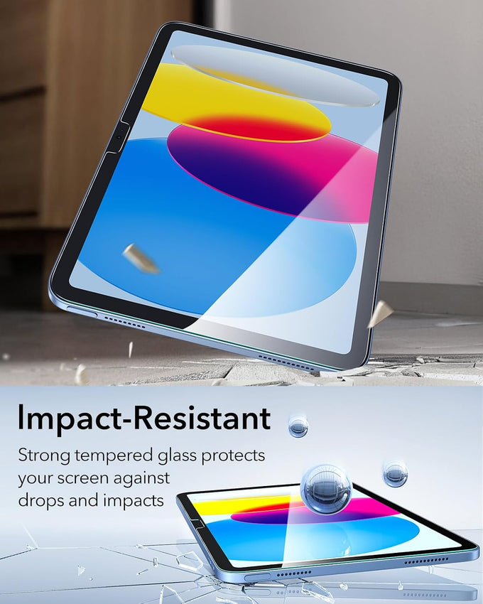 ESR 2 Pack Screen Protector for iPad A16 11th/10th Gen 11/10.9 Inch, 9H
