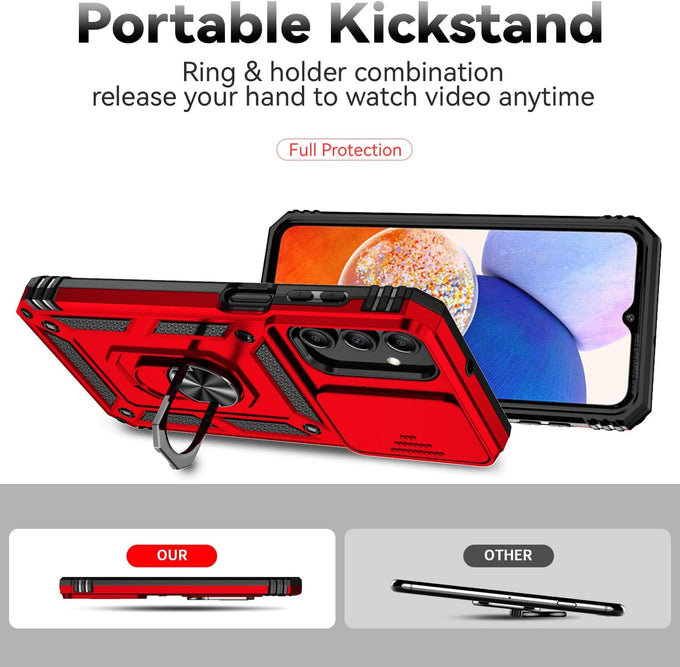 SunStory for Samsung Galaxy A16 5G Phone Case with Rotated Ring Kickstand
