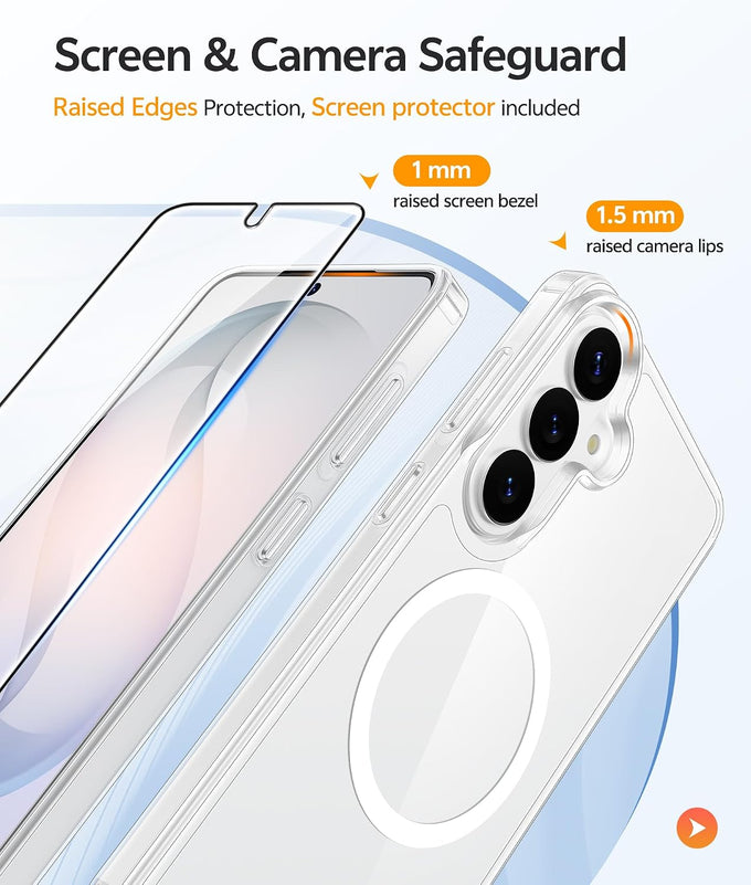 FNTCASE for Samsung Galaxy S26 Case, Fit for Magsafe, with Screen Protector