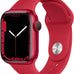 Apple Watch Series 7 (GPS, 45mm) Blue Aluminum Case with Abyss Blue Sport Band, Regular (Renewed)