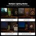 Fosi Audio Music Visualizer, Sound Pickup Spectrum Analyzer, Vintage Tube RGB Ambient Light, Microphone Voice Picking Volume Display Meter for Home Stereo System Desktop, with Sensitivity Adjustment