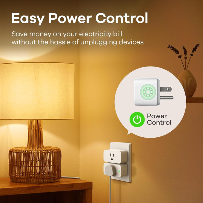 Linkind Matter Smart Plug, Work with Apple Home, Alexa, Siri, Google Home