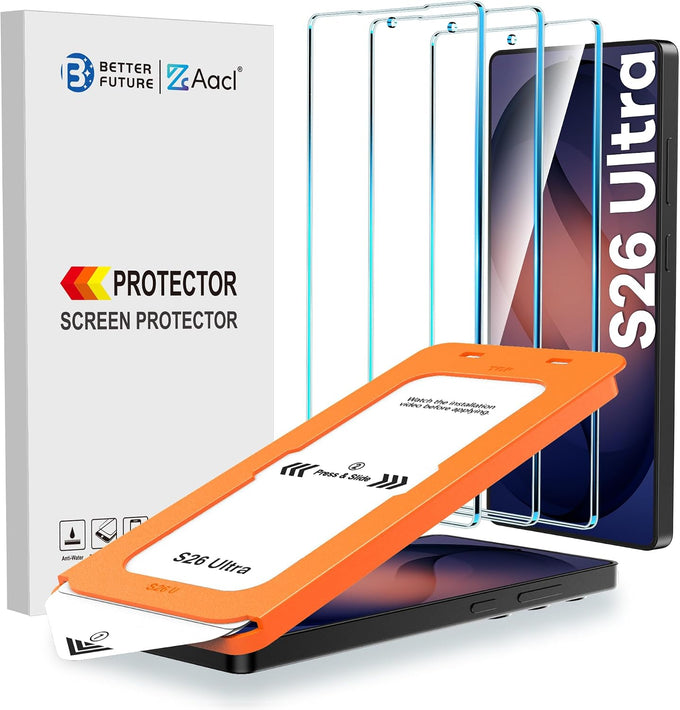 AACL 3-Pack for Samsung Galaxy S25 Ultra Screen Protector Tempered Glass