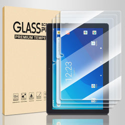 3 Pack Onn 10.1 inch tablet screen protector，10.1" Tempered Glass Screen Protector for Onn 10.1 Tablet (2022, 3rd Gen)，Anti-Scratch 9H Hardness Touch Sensitive 2.5D Rounded Edges Bubble Free Easy to Install